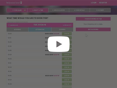 Watch Video Demo: See an overview of how Hollywood Bowl uses Go to manage their customer journey.