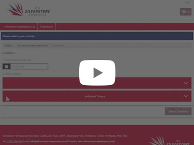 Watch Video Demo: A video to walk you through Silverstone Heritage’s online booking portal.